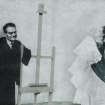 José Clemente Orozco y Nellie Campobello  (Fotocomposición de César García Palomino – Cenidiap)
