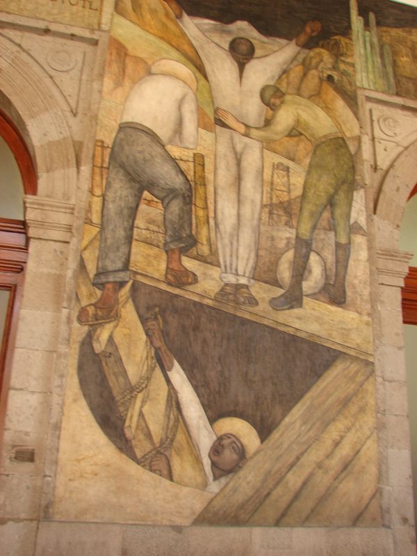 Diego Rivera, Salida de la mina (1923)