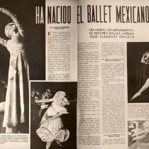 Reportaje sobre la primera temporada de la Compañía de Ballet de la Ciudad de México (1943).