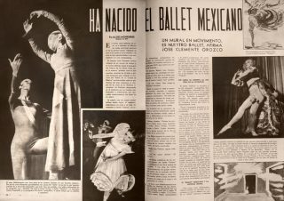Reportaje sobre la primera temporada de la Compañía de Ballet de la Ciudad de México (1943).