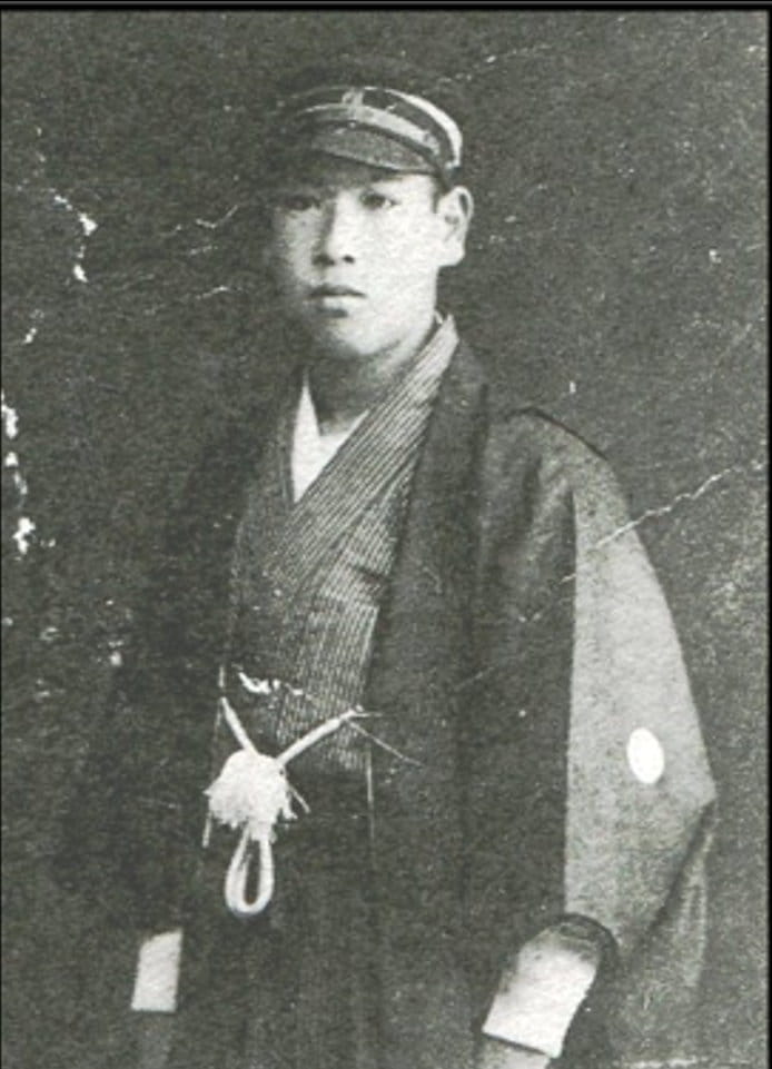 Tamiji Kitagawa a los 16 años, Japón.