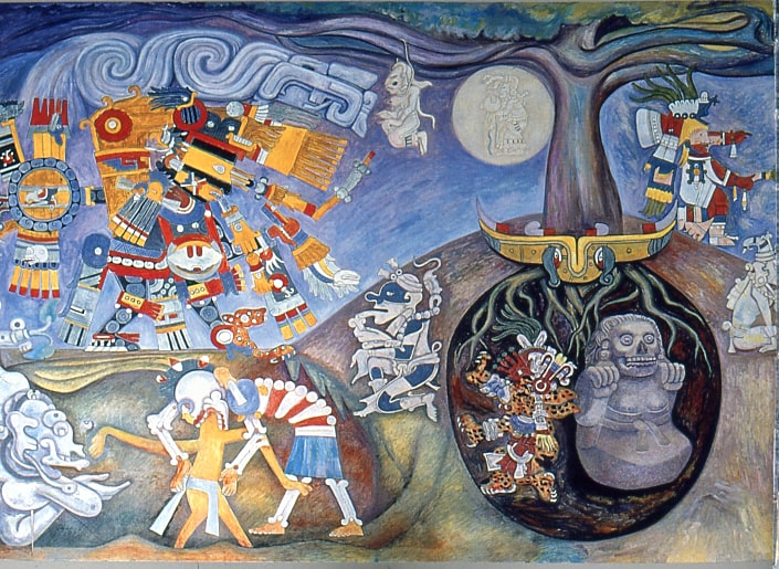 Raúl Anguiano: dos etapas en su obra mural